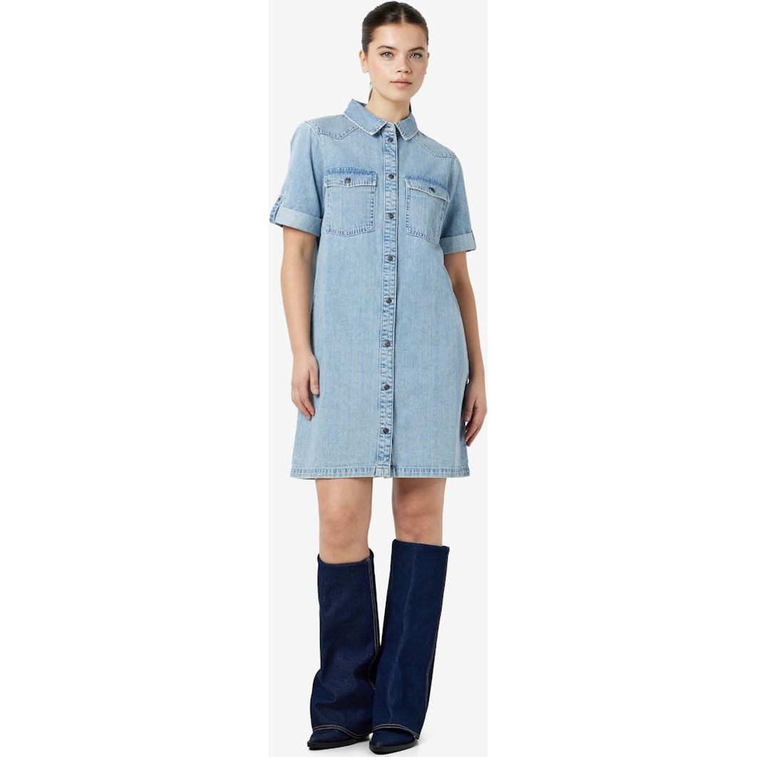 NOISY MAY Mini suknelė moterims, Mėlyna, Nmnew signmini dress 2