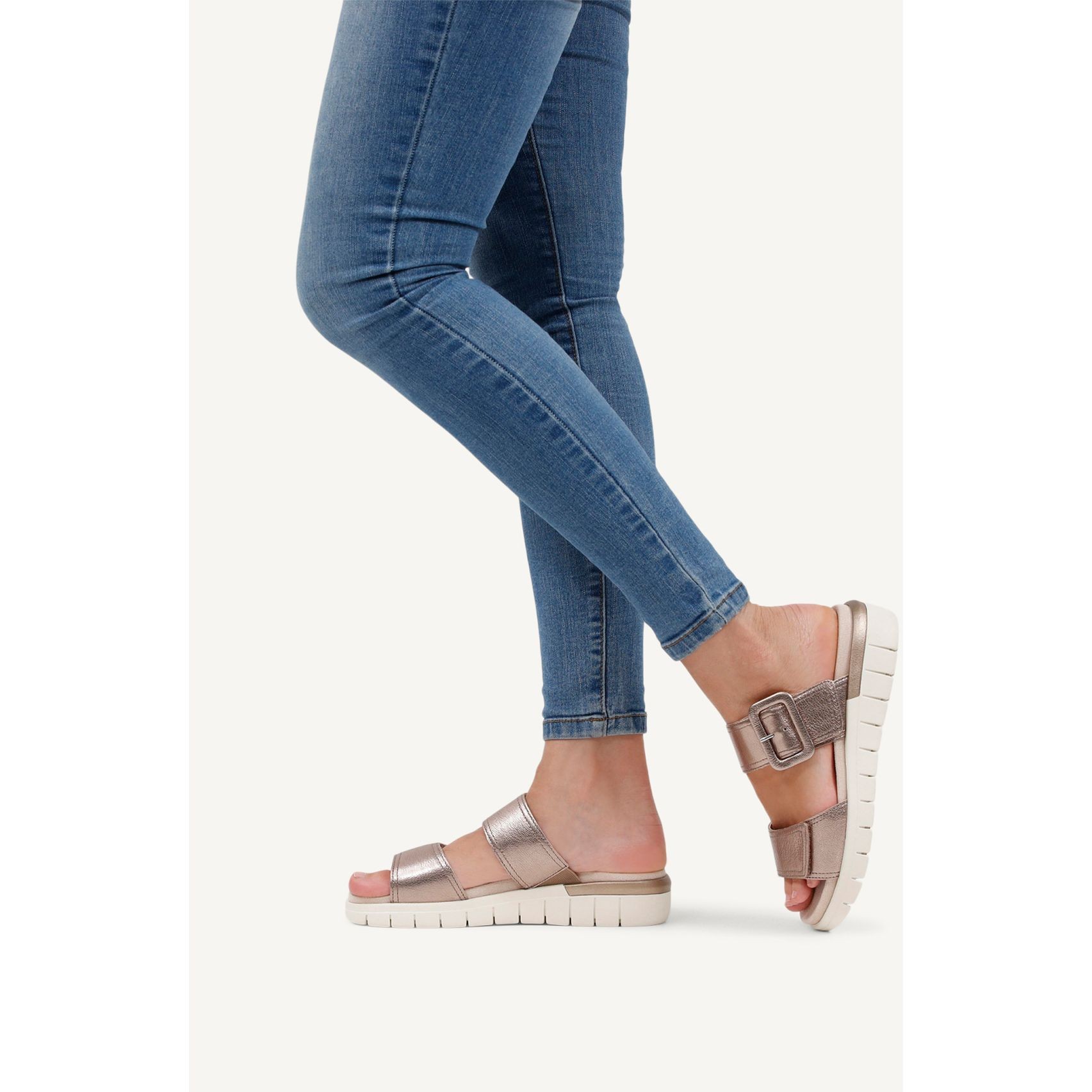 CAPRICE Šlepetės moterims, Bronzinė, Slippers 8