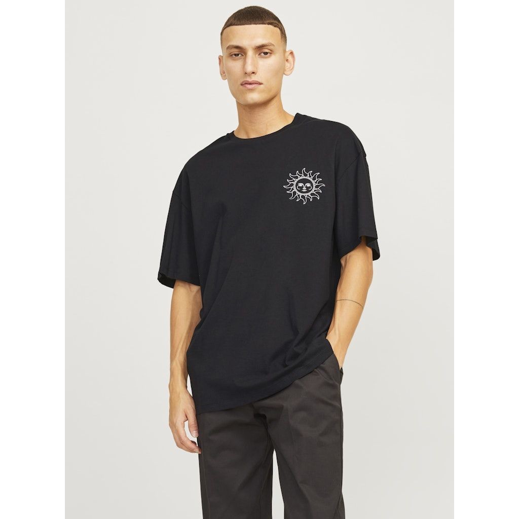 JACK & JONES Marškinėliai vyrams, Juoda, Mystic tee 3