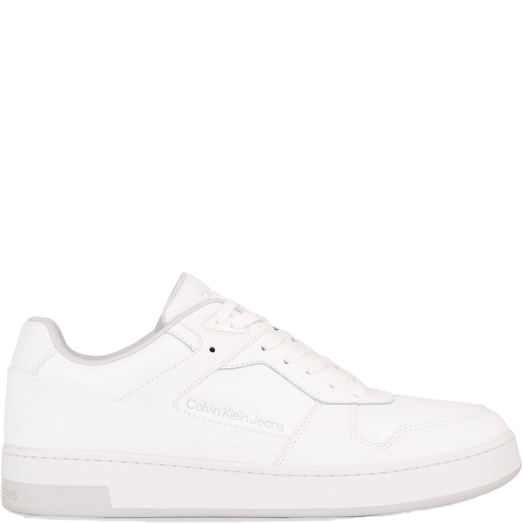 CALVIN KLEIN JEANS Laisvalaikio bateliai vyrams, Balta, Basket cupsole low 2