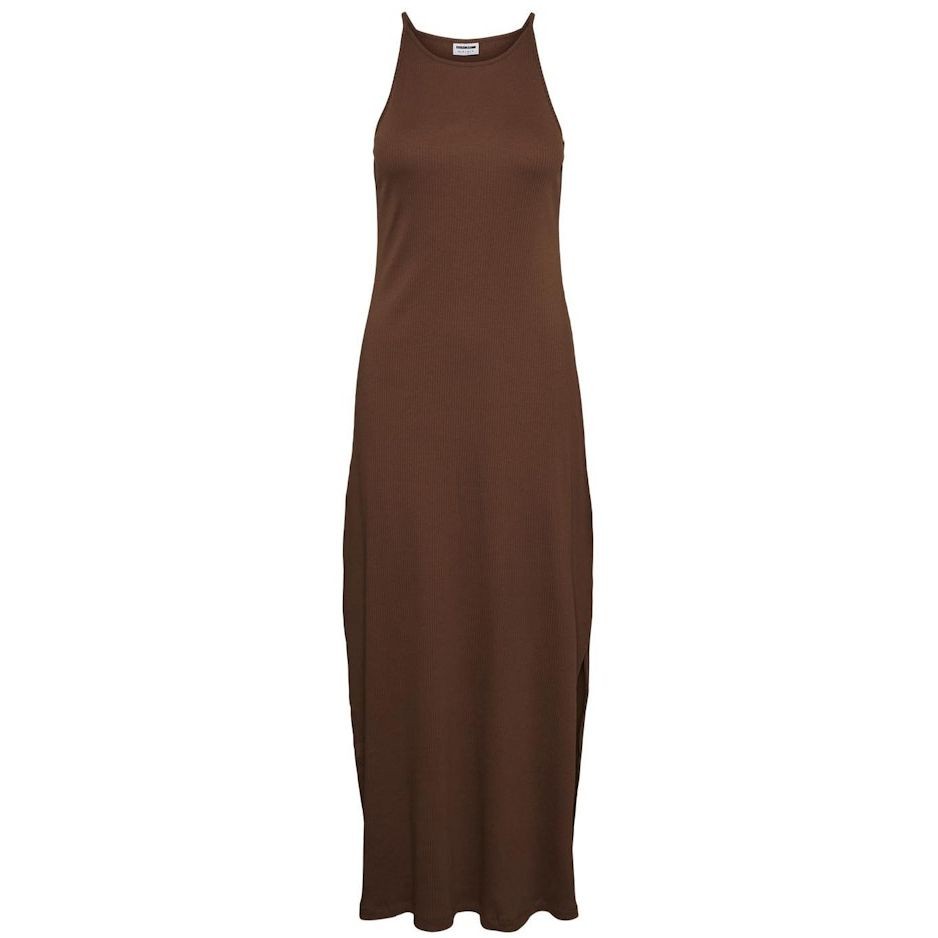 NOISY MAY Maxi suknelė moterims, Ruda, NMDRAKEY S/L HALTERNE 1