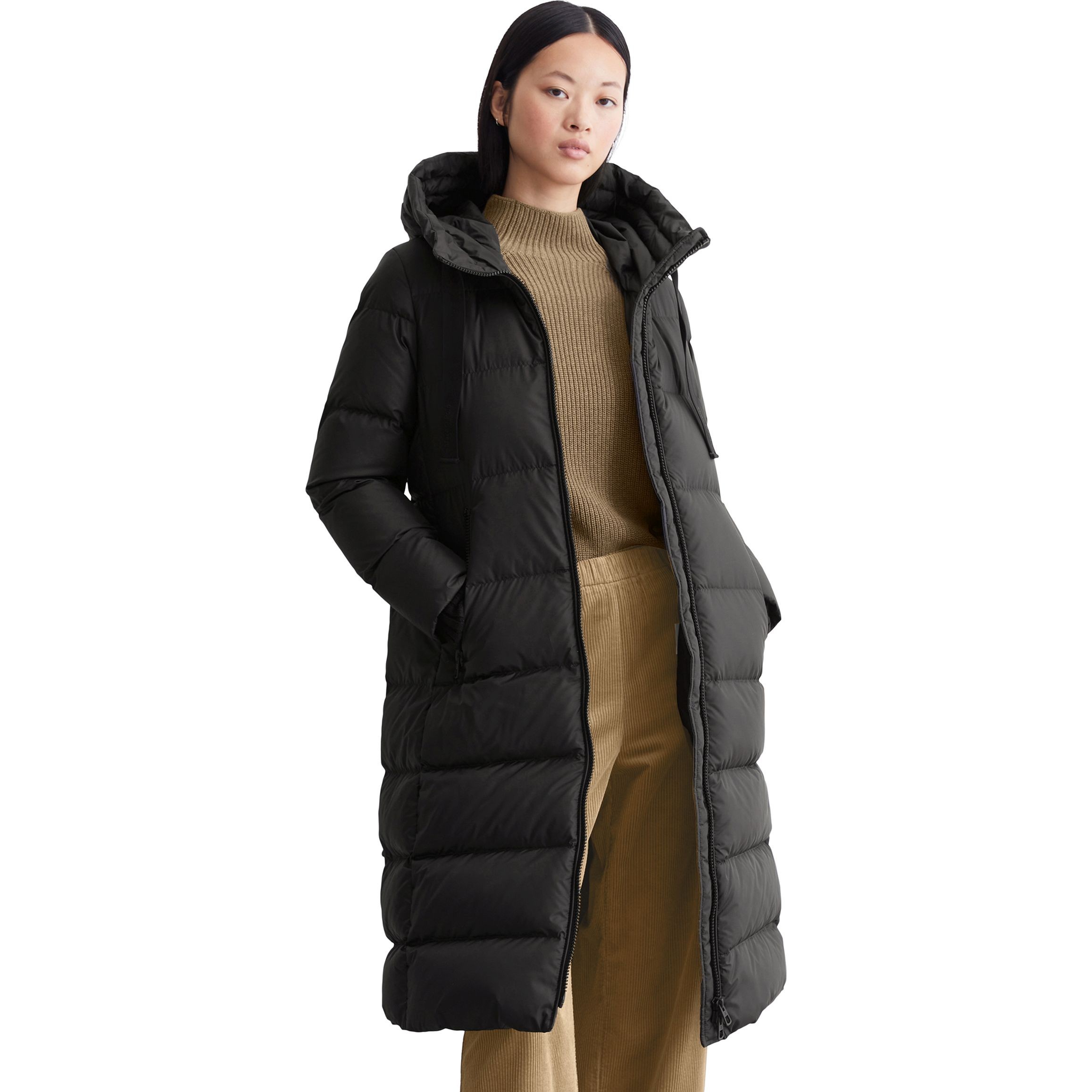 MARC O'POLO Paltas moterims, Juoda, Coats 409103971291 2