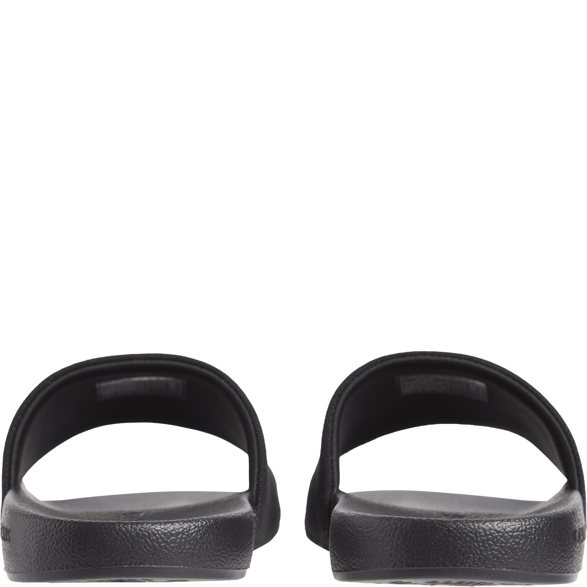 CALVIN KLEIN JEANS Guminės šlepetės moterims, Juoda, Slide monogram 4