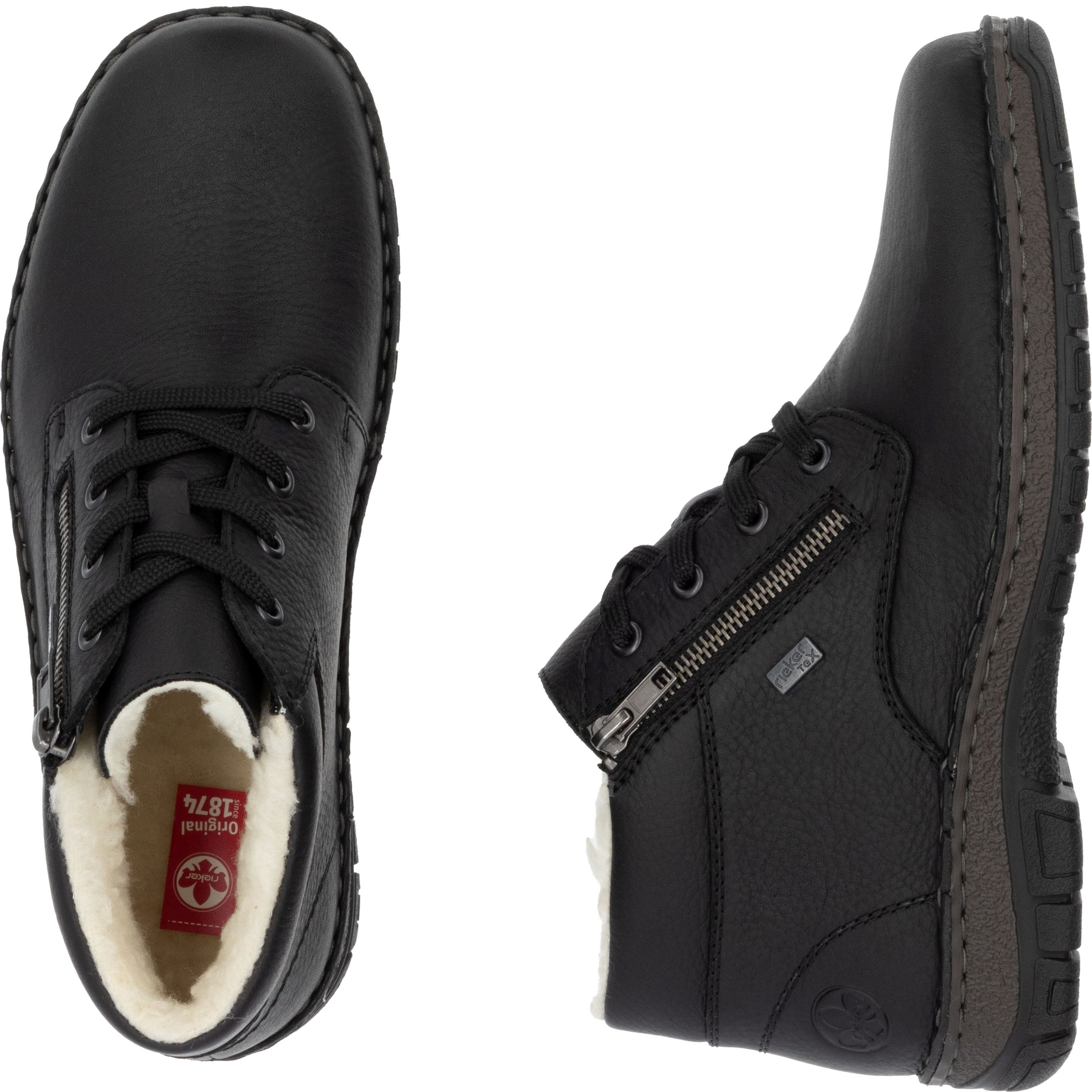 RIEKER Aulinukai vyrams, Juoda, Men's boots 11