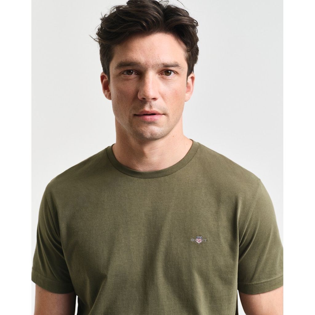 GANT Marškinėliai vyrams, Žalia 4