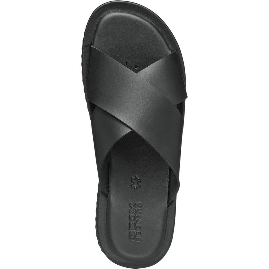 GEOX Šlepetės vyrams, Juoda, Erice sandals 5