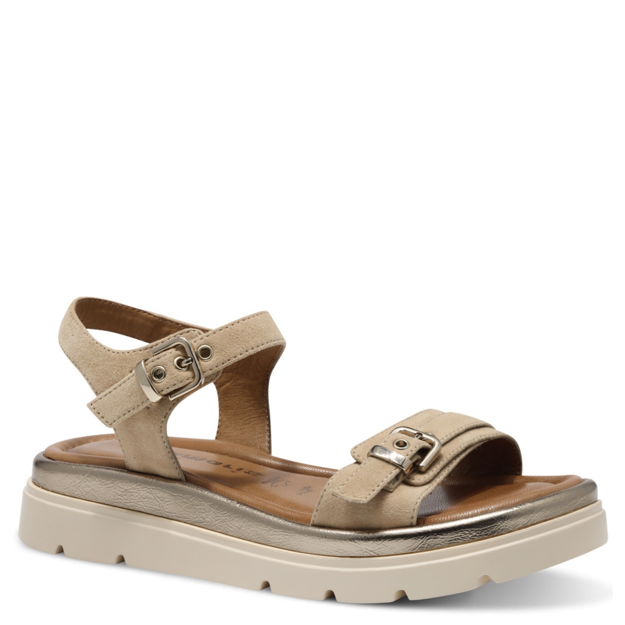 TAMARIS Basutės moterims, Smėlio, Sandals 1