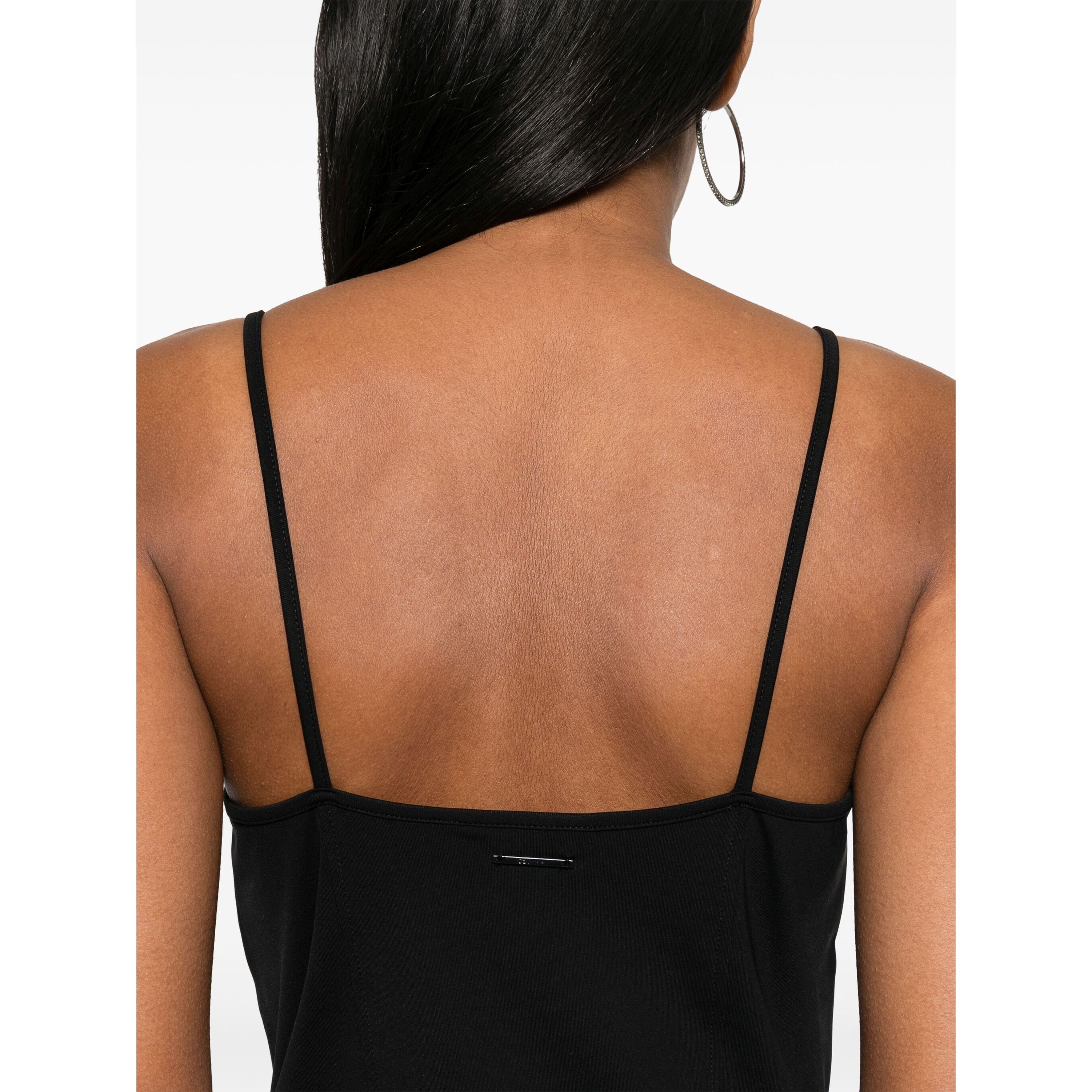 CALVIN KLEIN Maxi suknelė moterims, Juoda, Slip dress 4