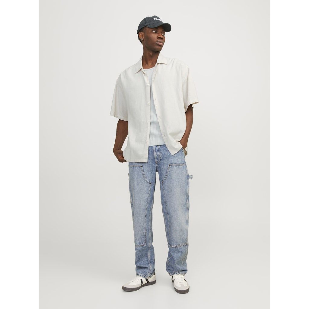 JACK & JONES Marškiniai vyrams, Smėlio, Jorfaro shirts 7