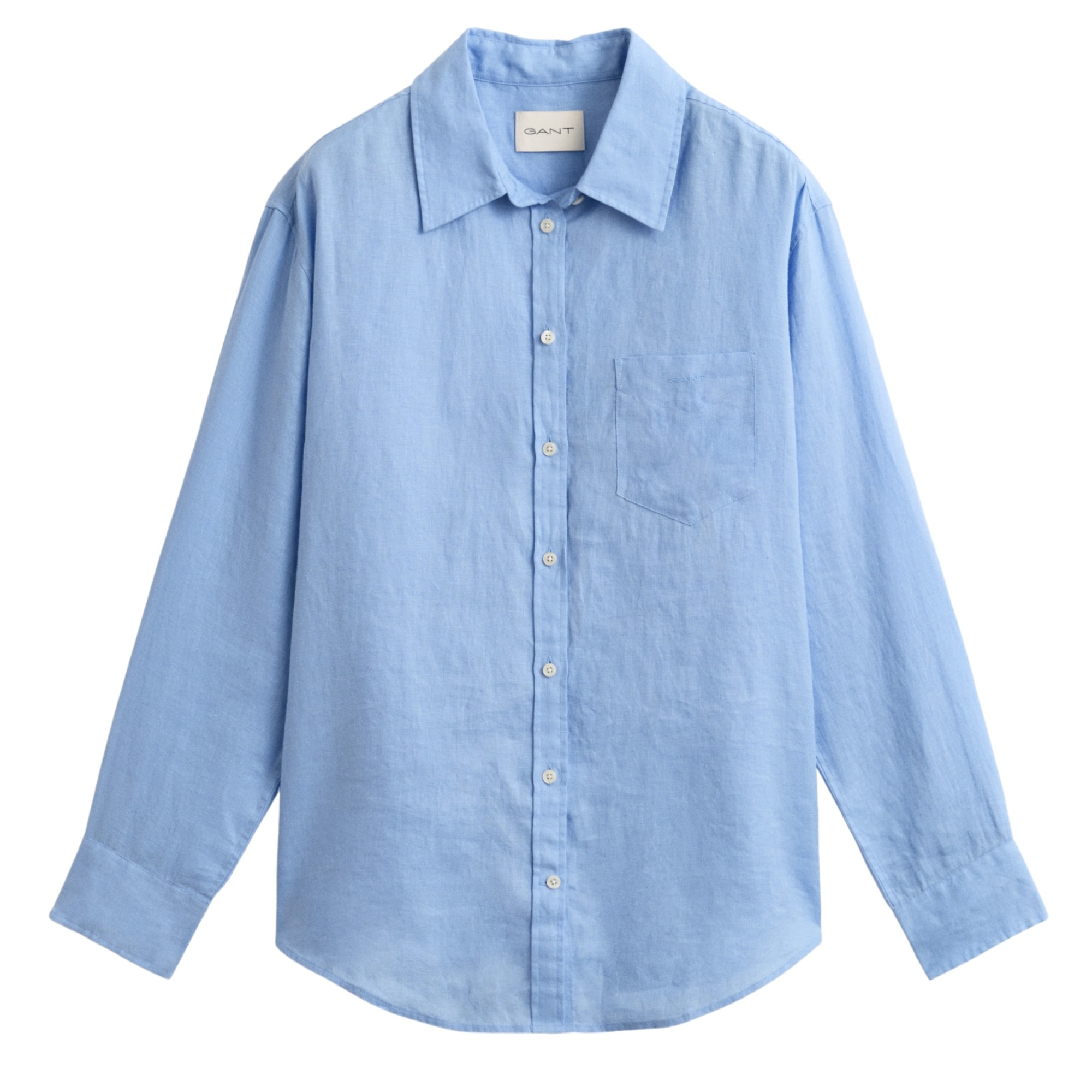 GANT Marškiniai trump. rankovėmis moterims, Mėlyna, 4300623-424 Shirts sho 1