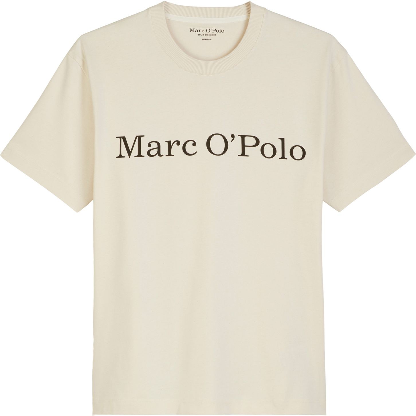 MARC O'POLO Marškinėliai trump. rankovėmis vyrams, Smėlio, Tshirts sh 523212051228 1