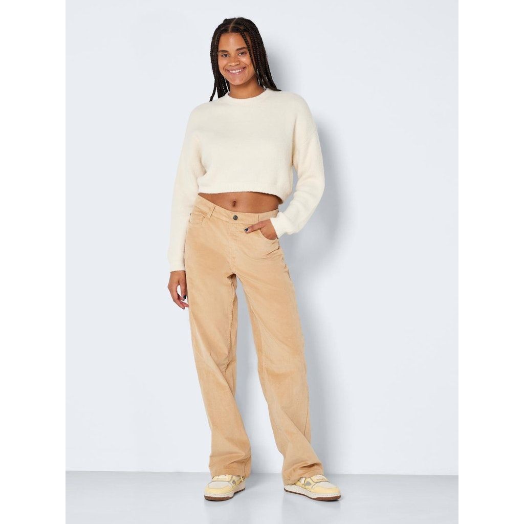 NOISY MAY Tiesūs džinsai moterims, Smėlio, NMAMANDA NW COLOR COR 3