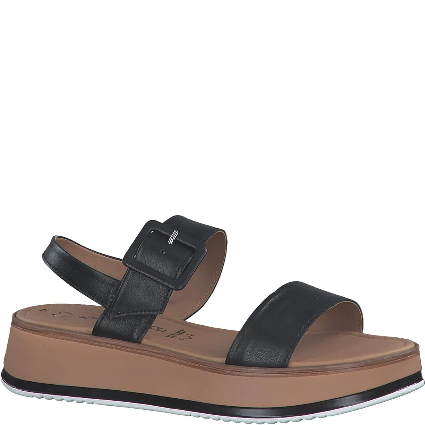 MARCO TOZZI Basutės moterims, Juoda, SANDALS 1