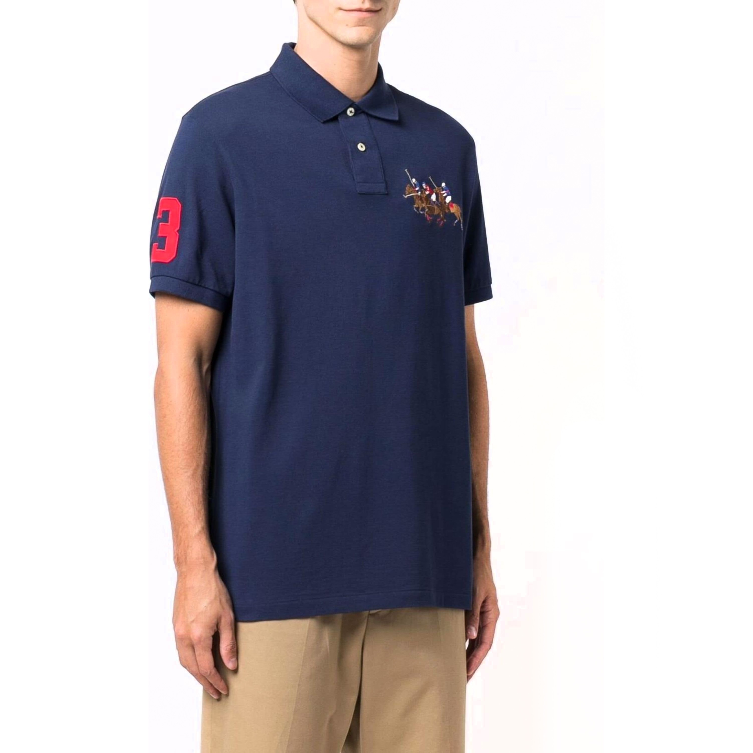 POLO RALPH LAUREN Polo marškiniai trumpos rank. vyrams, Mėlyna, Short sleeve polo 1