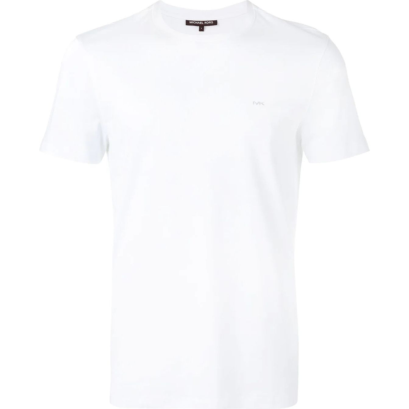 MICHAEL KORS Marškinėliai trump. rankovėmis vyrams, Balta, Sleek MK crew 1