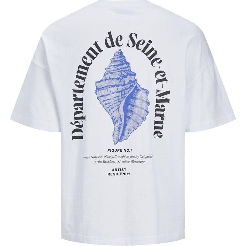 JACK & JONES Marškinėliai vyrams, Balta, Jormilos t-shirts 2