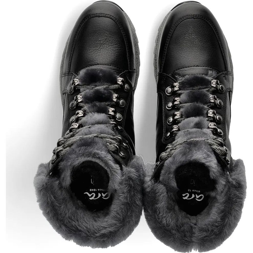 ARA Pašiltinti aulinukai moterims, Juoda, Osaka booties 4