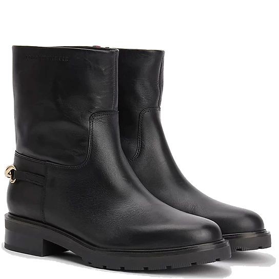 TOMMY HILFIGER Aulinukai moterims, Juoda, TWIST ANKLE BOOT 1