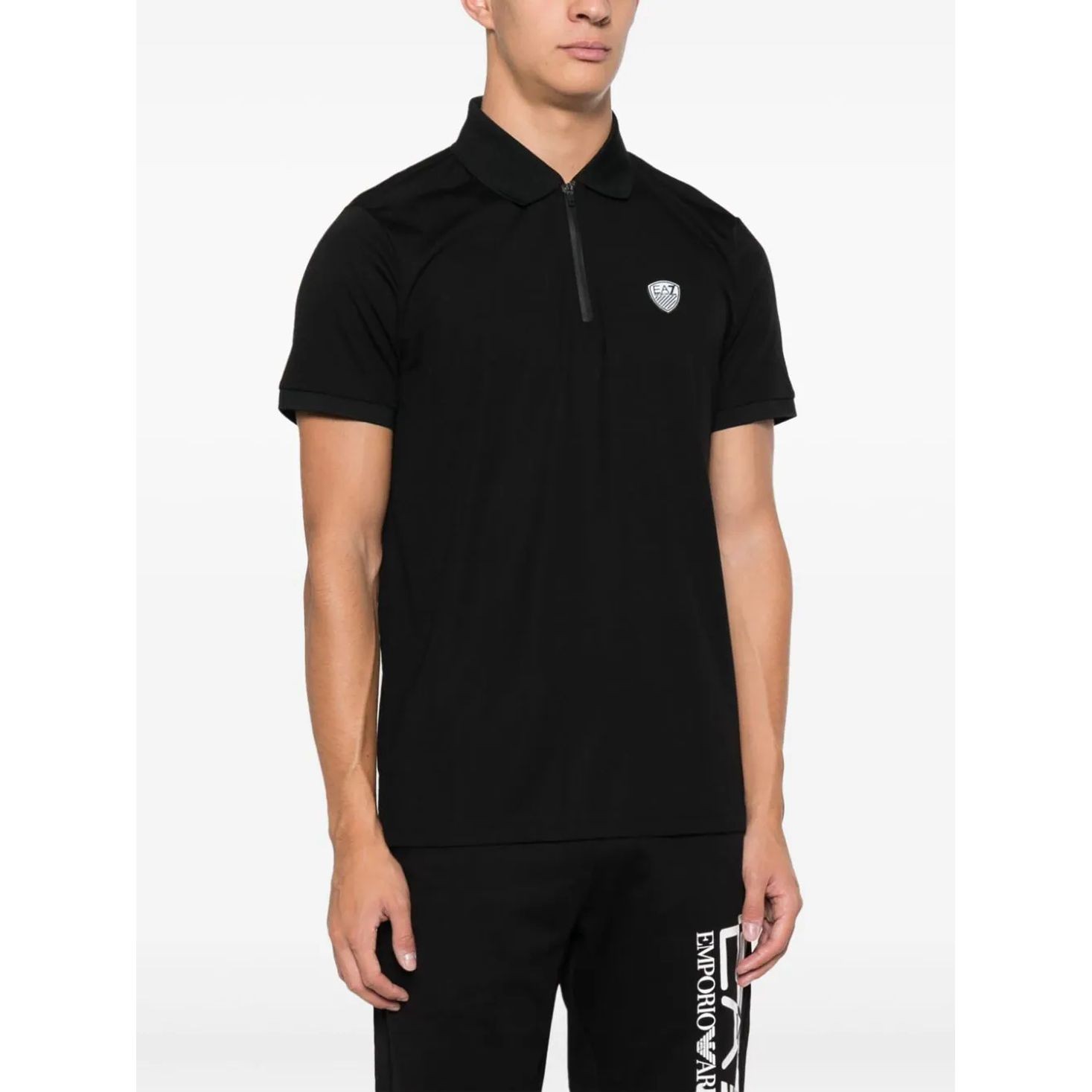 EA7 Polo marškiniai trumpos rank. vyrams, Juoda, Polo shirt 3