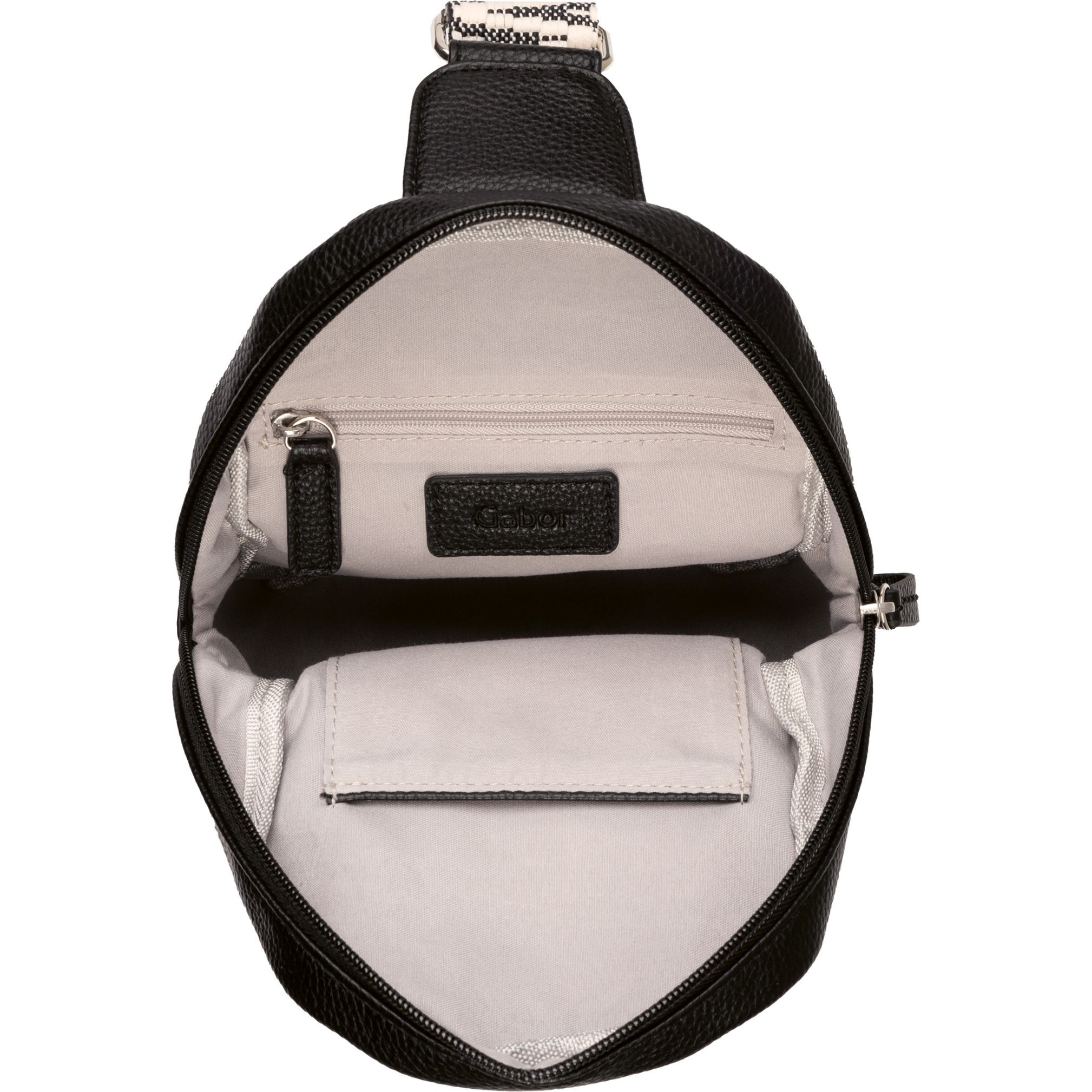 GABOR Rankinė per petį moterims, Juoda, Silena crossbody 3