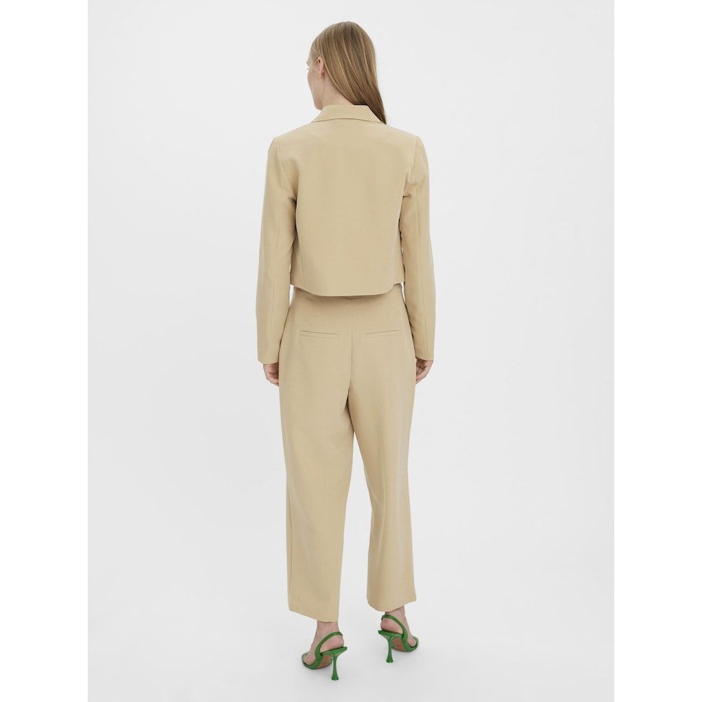 VERO MODA Švarkas moterims, Smėlio, VMUTE LS SHORT POCKET 7