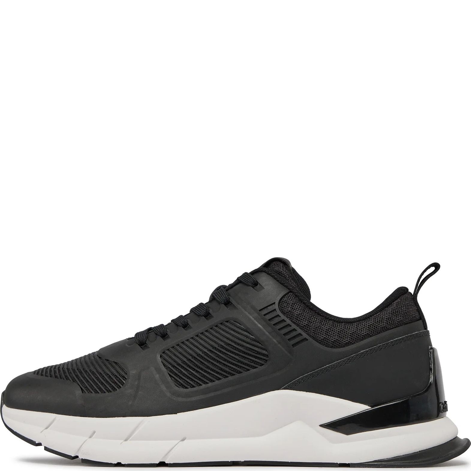 CALVIN KLEIN Laisvalaikio bateliai vyrams, Juoda, Low top lace up tech leisure 3