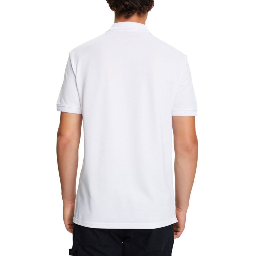 ESPRIT Polo marškiniai trumpos rank. moterims, Balta, Polo shirts short 3