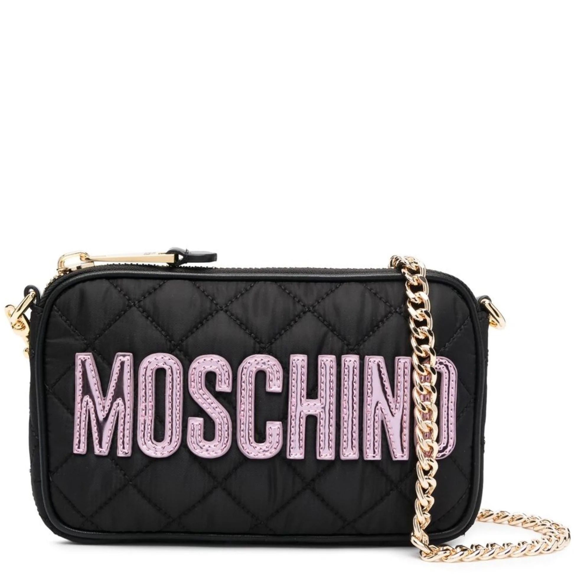MOSCHINO Rankinė per petį moterims, Juoda, Shoulder bag 1