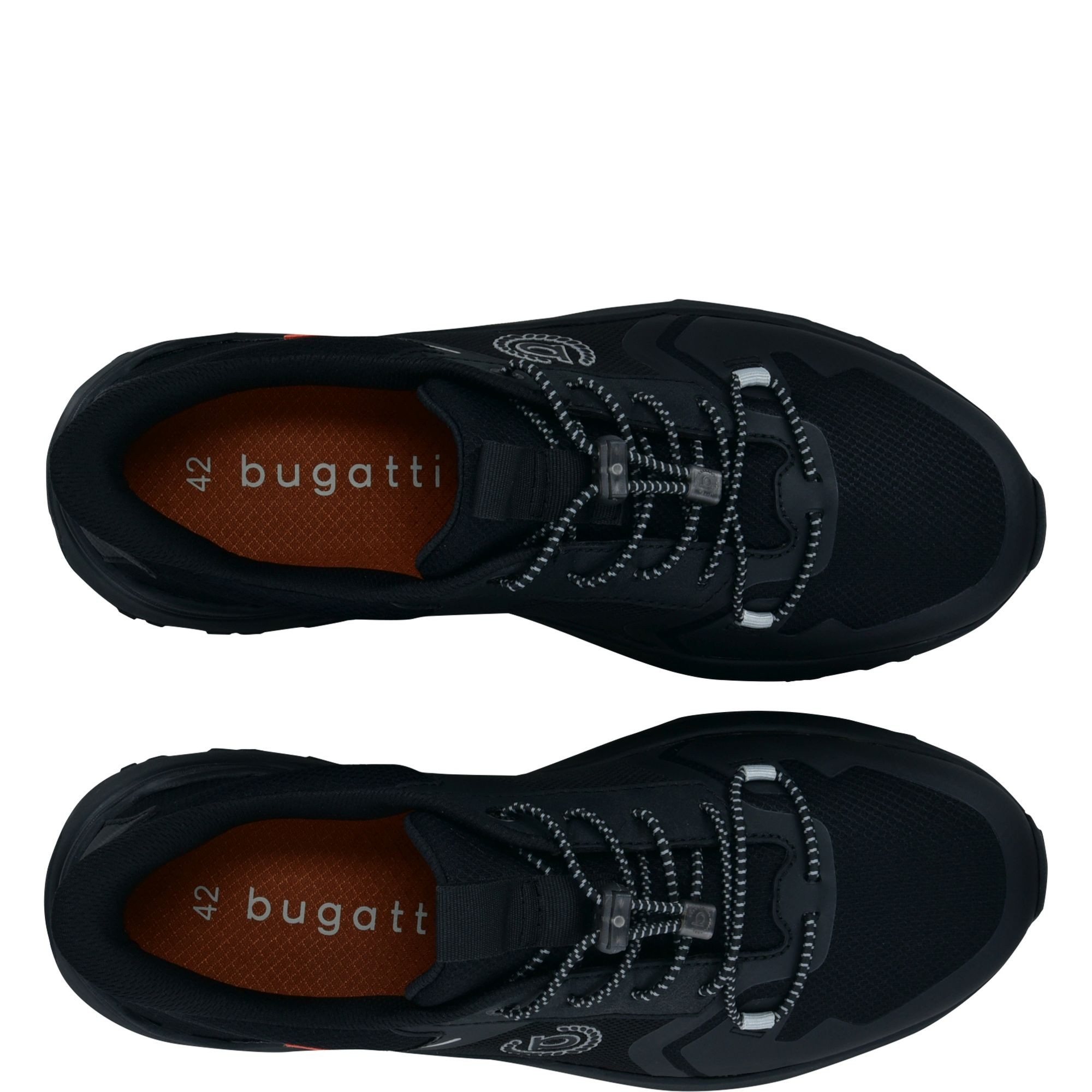 BUGATTI Laisvalaikio bateliai vyrams, Juoda, Leisure 6