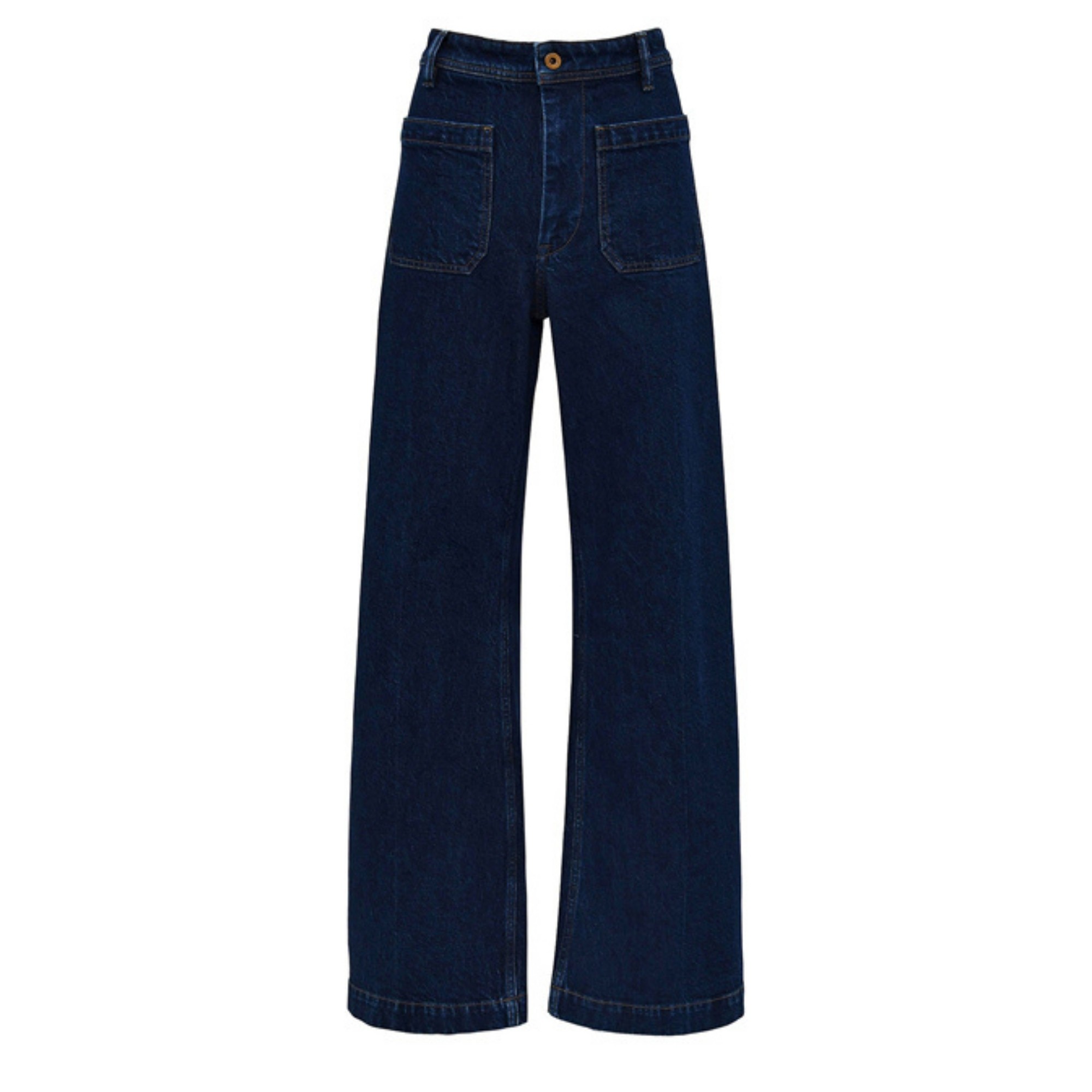 POLO RALPH LAUREN Kelnės moterims, Mėlyna, Flare pants