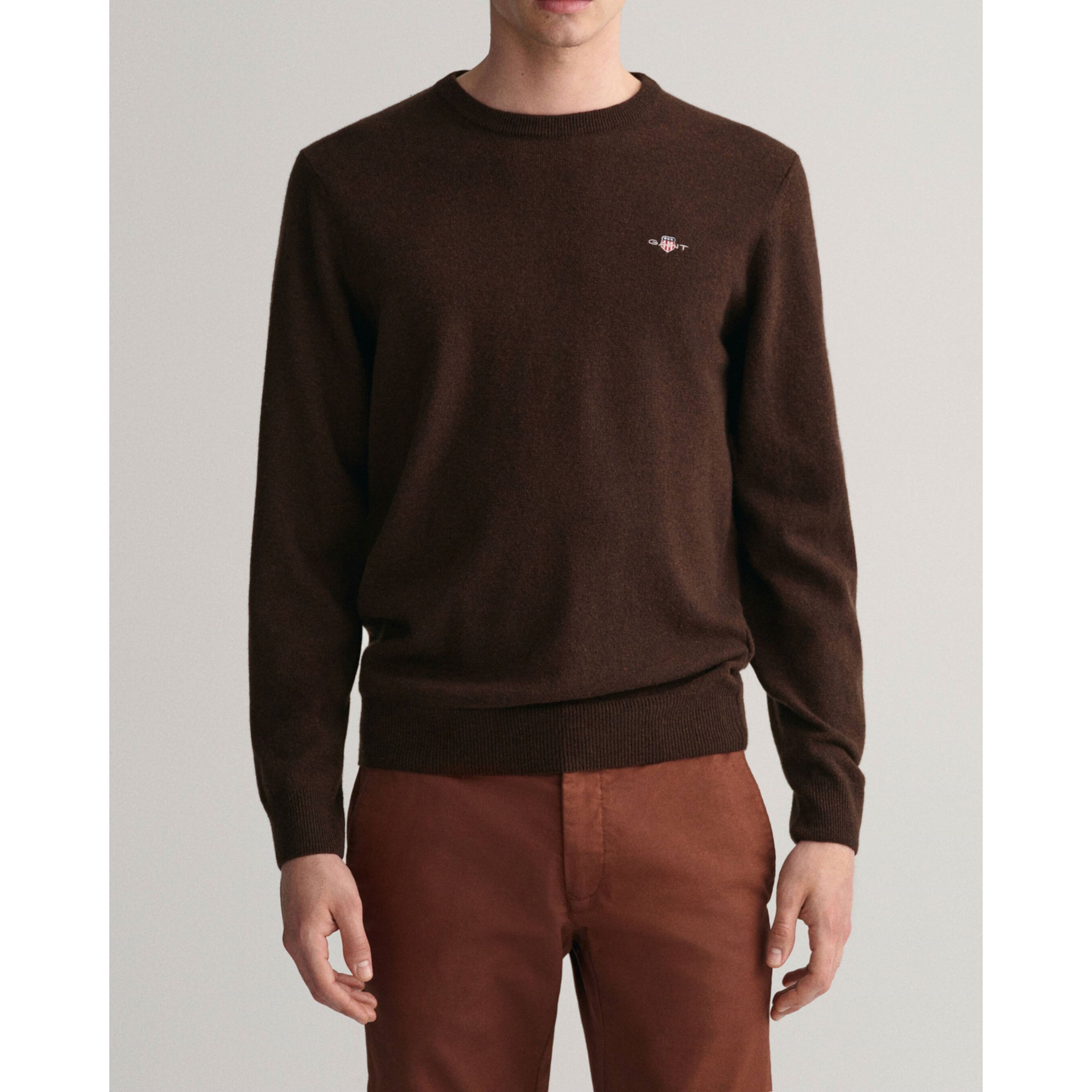 GANT Megztinis vyrams, Ruda, SUPERFINE LAMBSWOOL 2