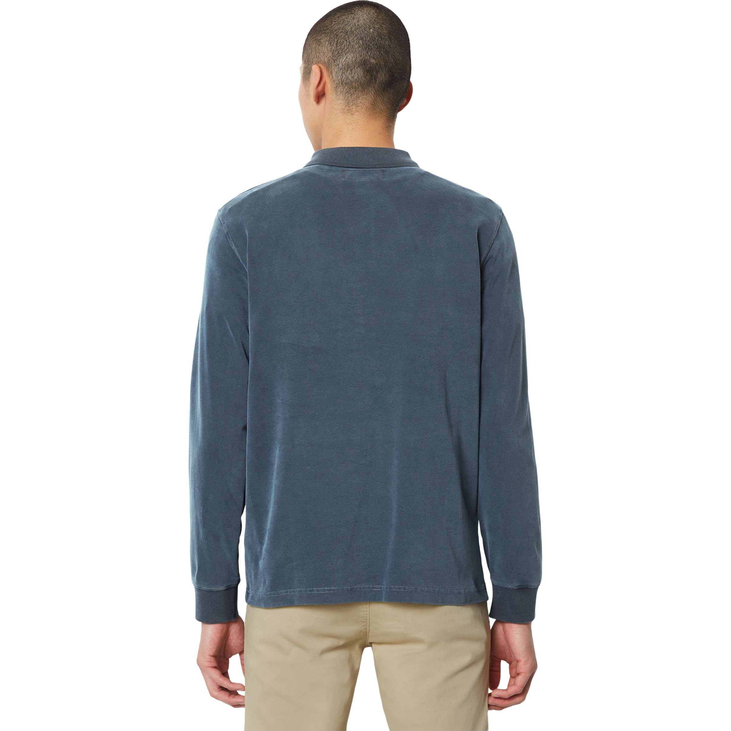 MARC O'POLO Polo marškiniai ilgos rank. vyrams, Mėlyna, Polo long B21223655004 3