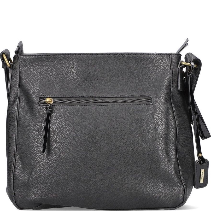 RIEKER Pirkinių krepšys moterims, Juoda, Tote bag 2