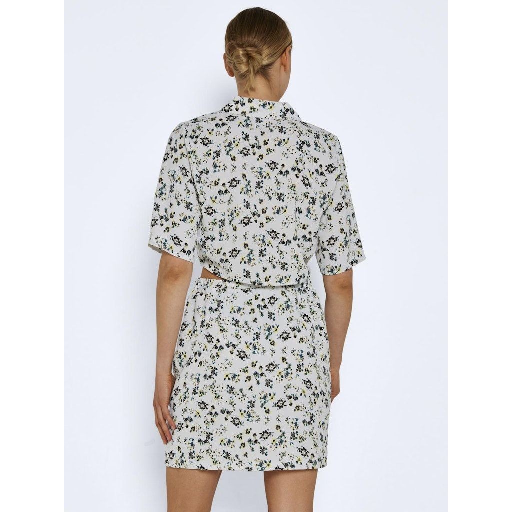 NOISY MAY Mini sijonas moterims, Mėlyna, NMJOE HW SHORT SKIRT 3