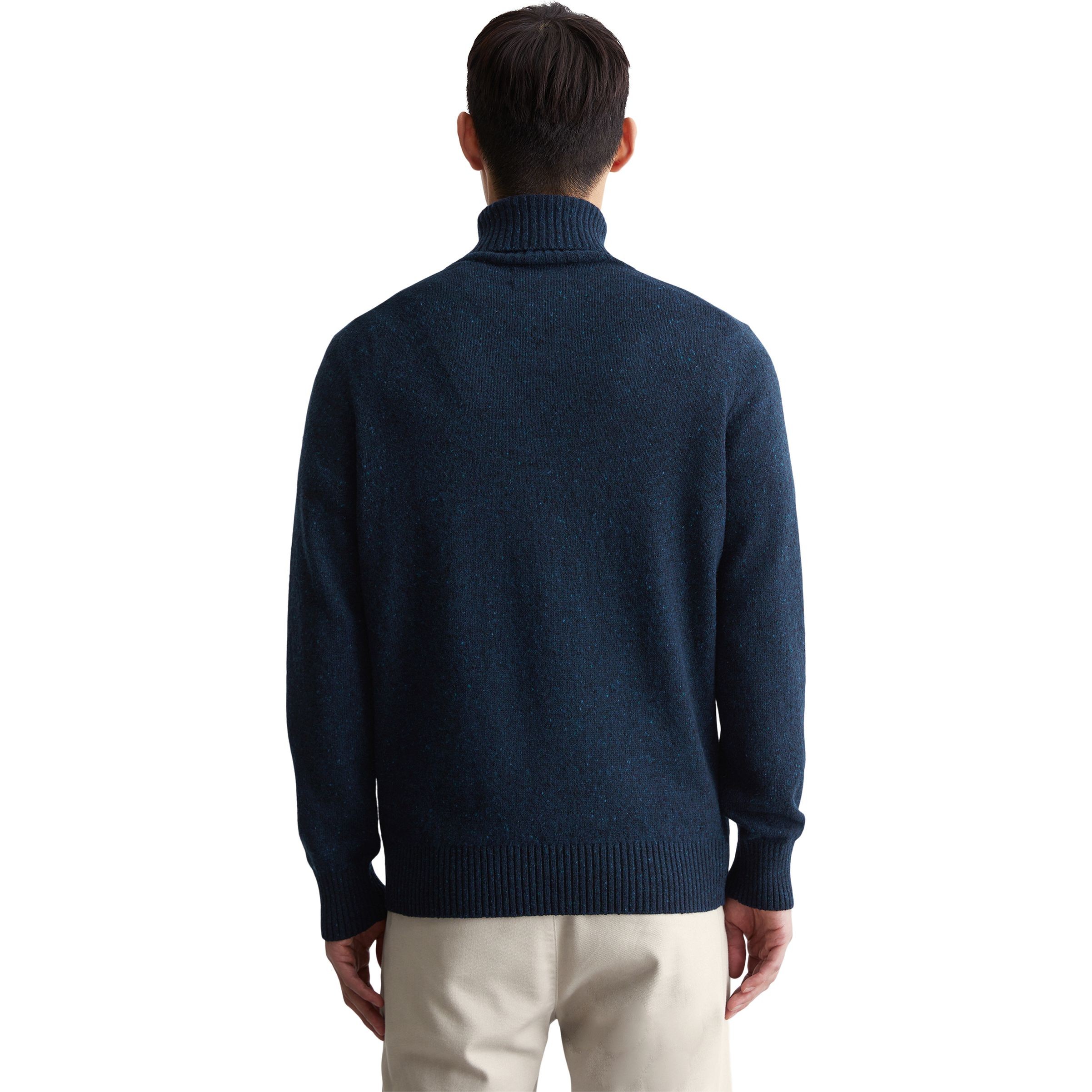 MARC O'POLO Megztinis su kaklu vyrams, Mėlyna, Turtleneck 430506660172 3