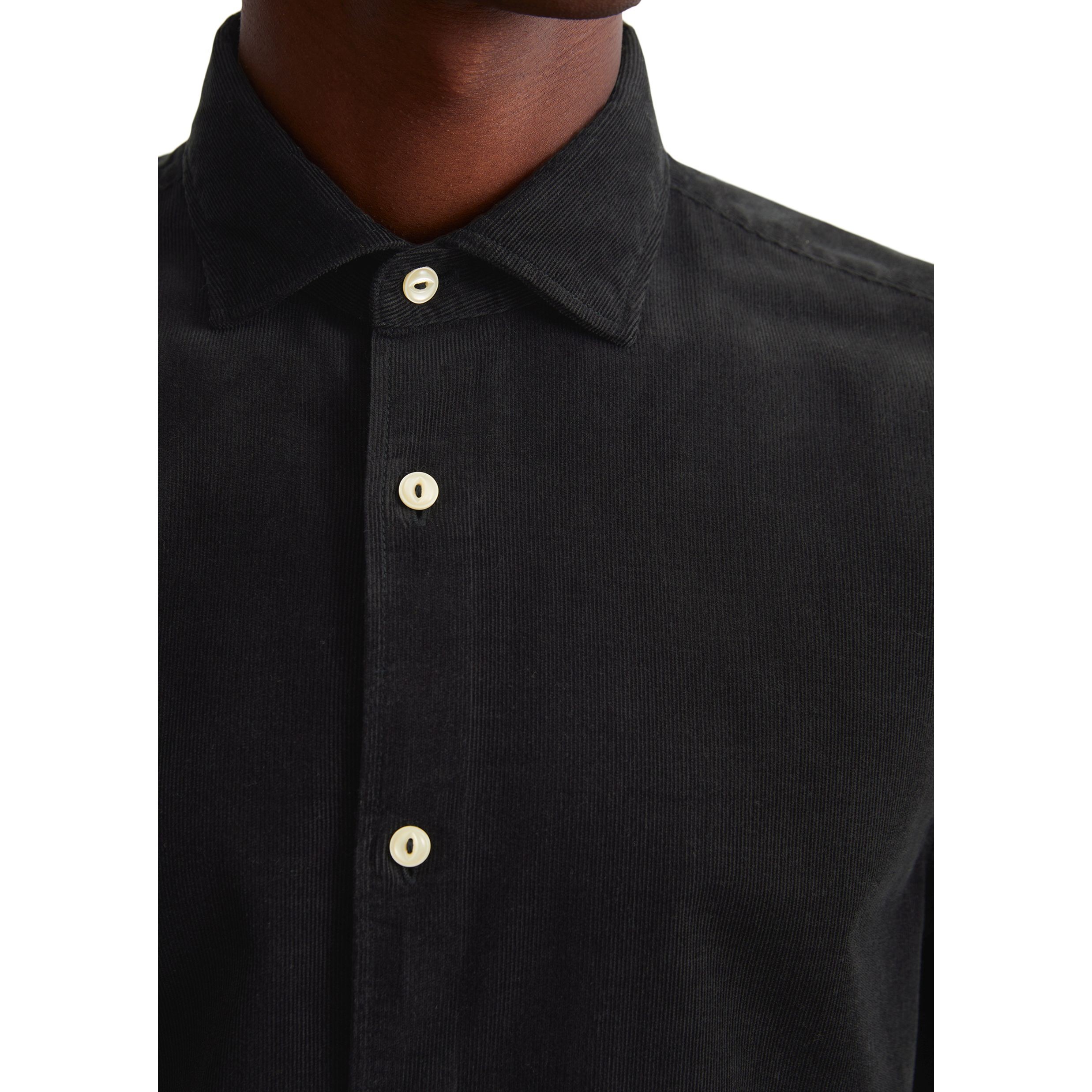 MARC O'POLO Marškiniai ilgomis rankovėmis vyrams, Juoda, Shirts lon M29722842256 4