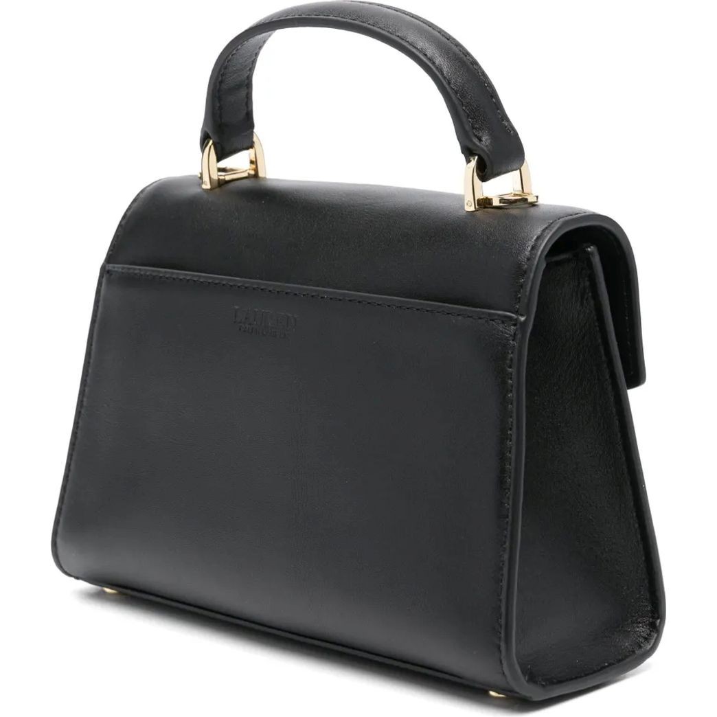 LAUREN RALPH LAUREN Rankinė per petį moterims, Juoda, Farrah sm satchel small 2
