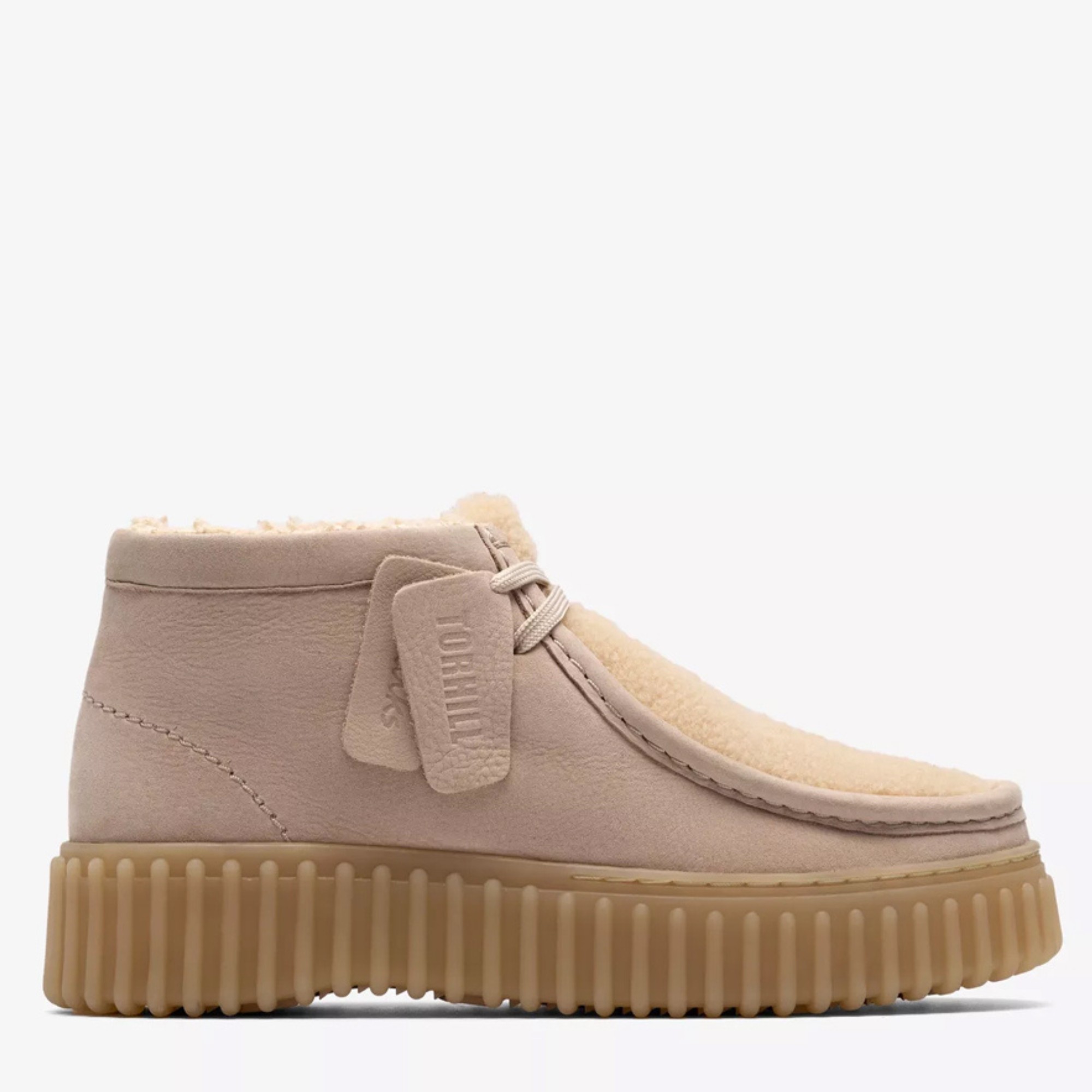 CLARKS Aulinukai moterims, Smėlio, Torhill Moss D 1