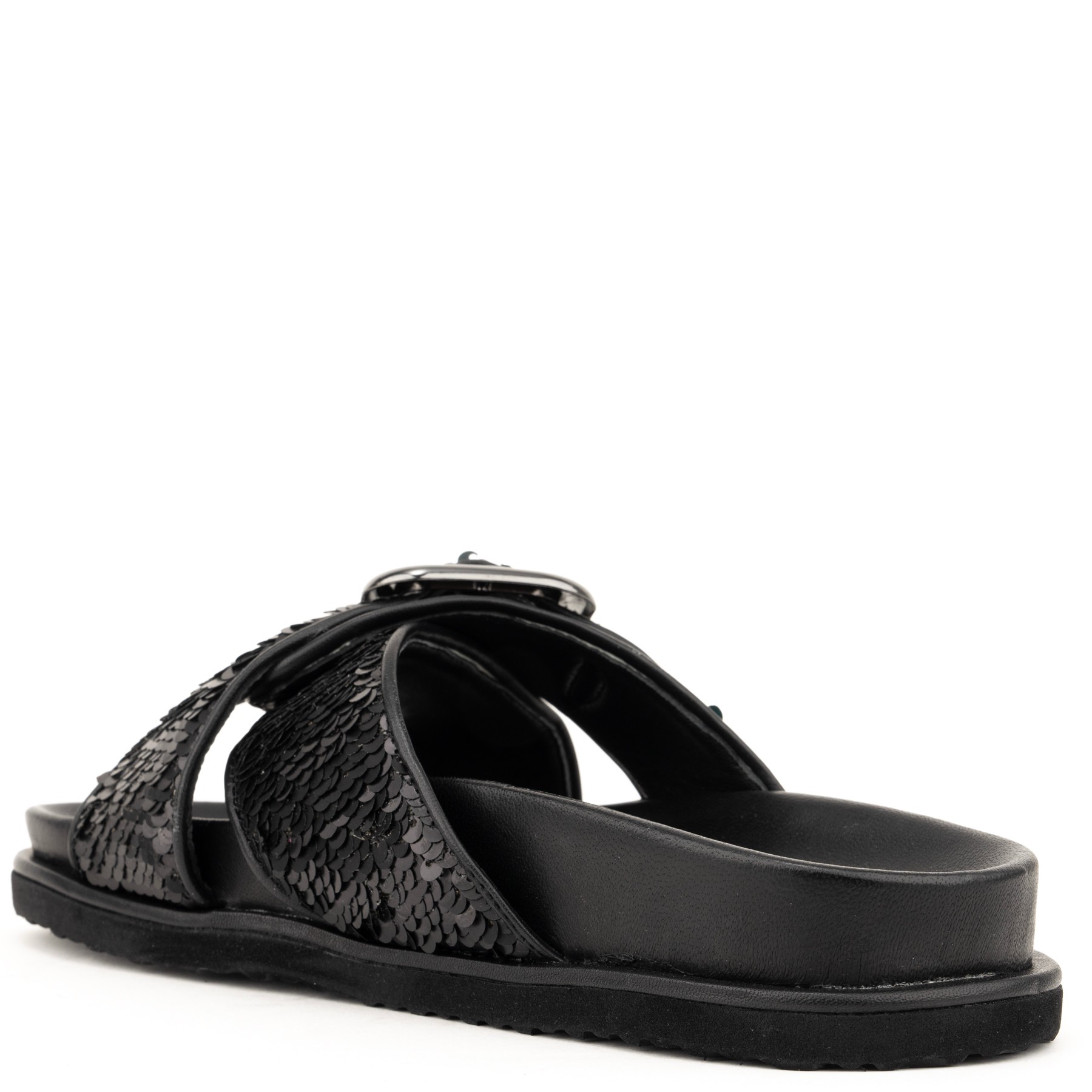 LA CONTE Šlepetės moterims, Juoda, Slippers 3