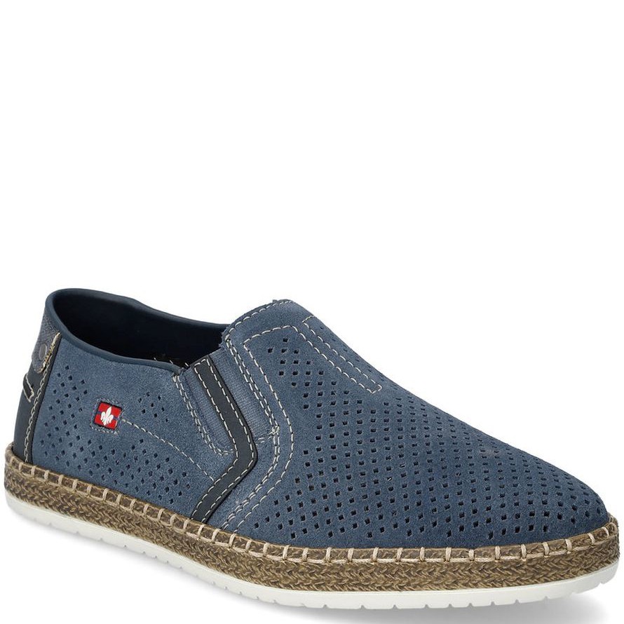 RIEKER Laisvalaikio bateliai vyrams, Mėlyna, LEISURE 1