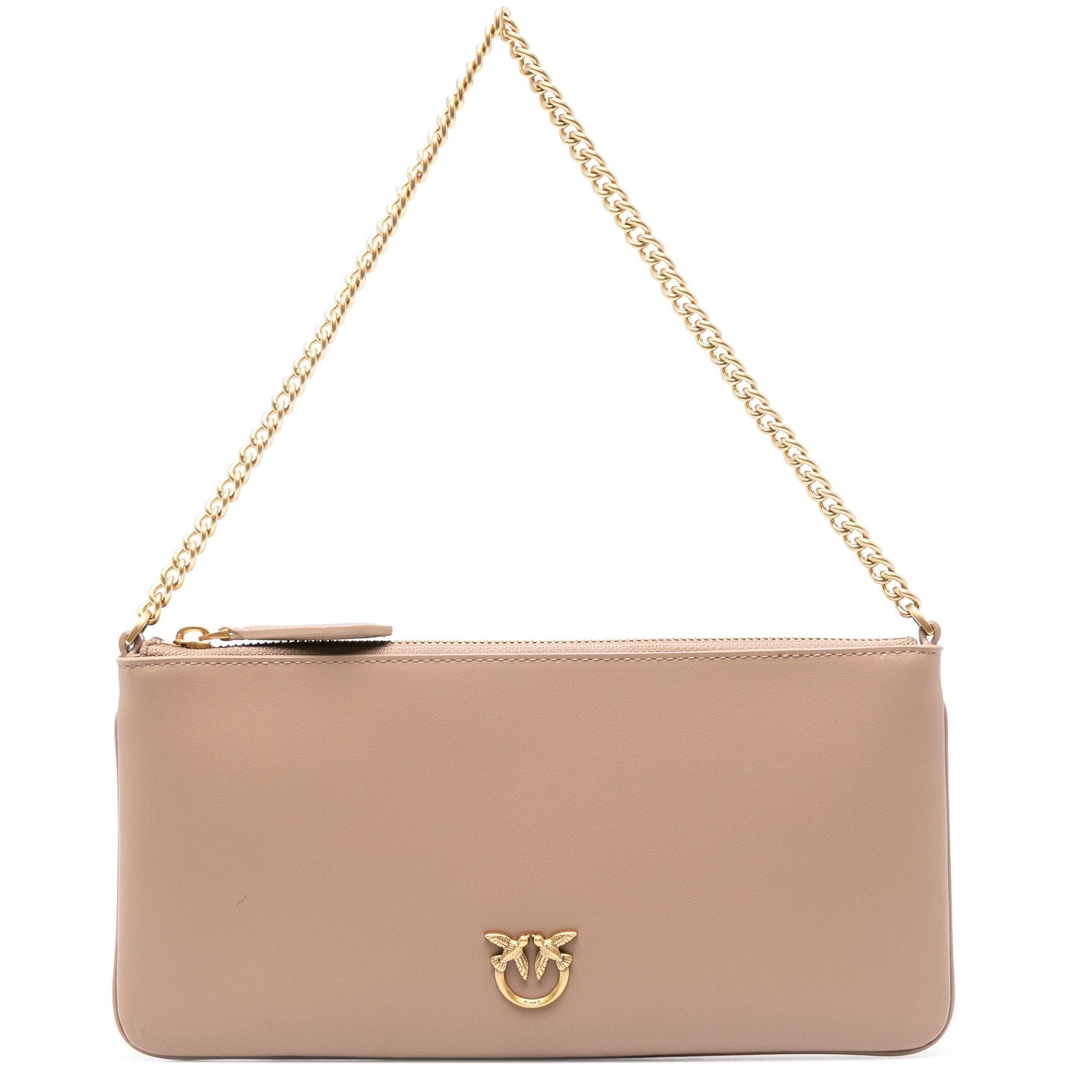 PINKO Rankinė per petį moterims, Kūno, Love birds-plaque shoulder bag 1