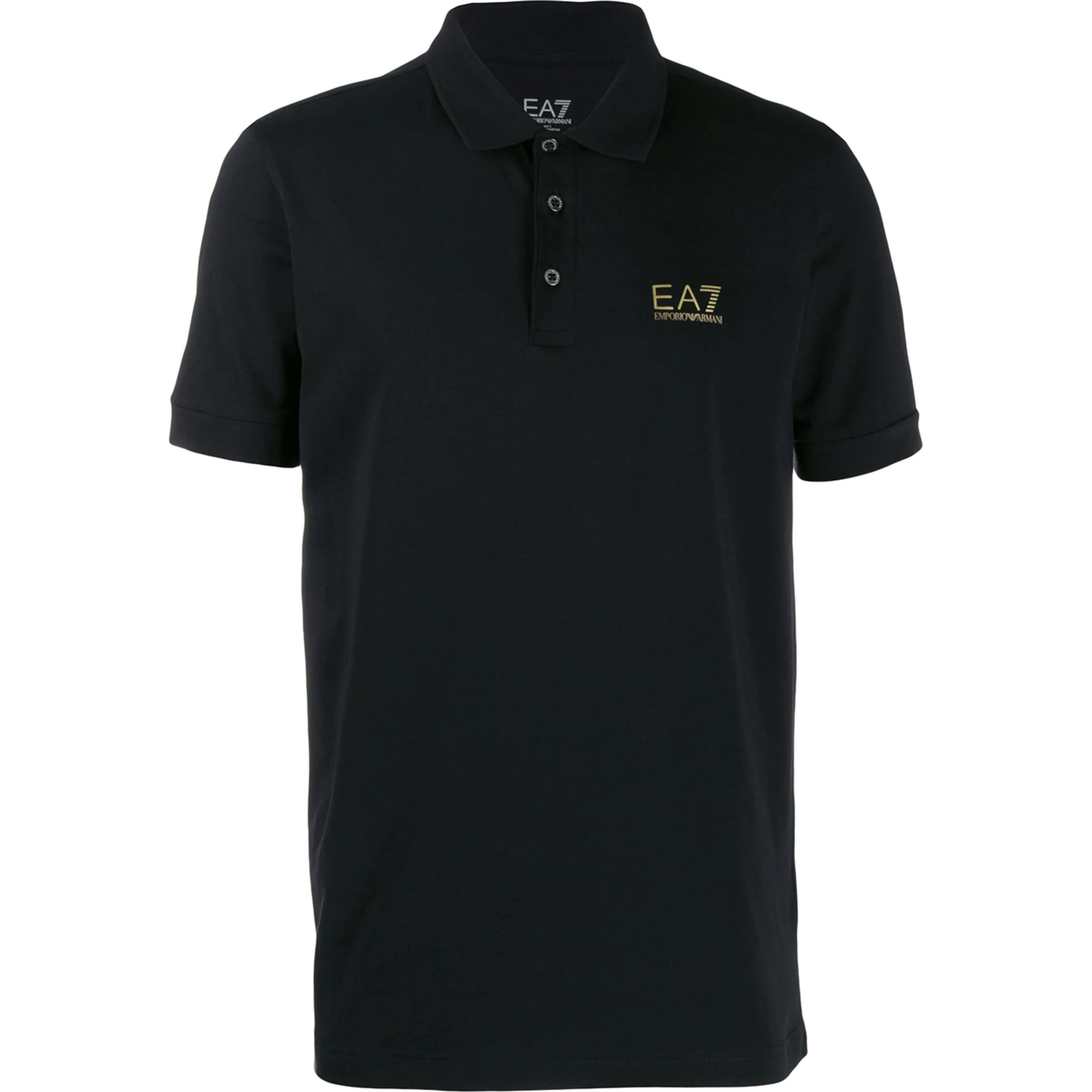 EA7 Polo marškiniai trumpos rank. vyrams, Juoda, Train core polo 1