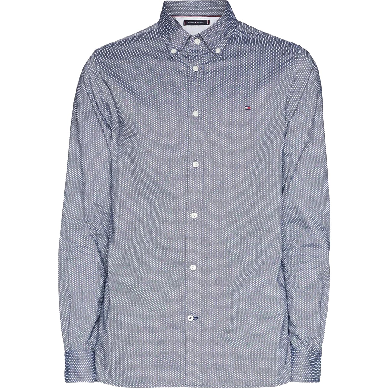 TOMMY HILFIGER Marškiniai ilgomis rankovėmis vyrams, Mėlyna, Oxford polka dot prt sf shirt 1
