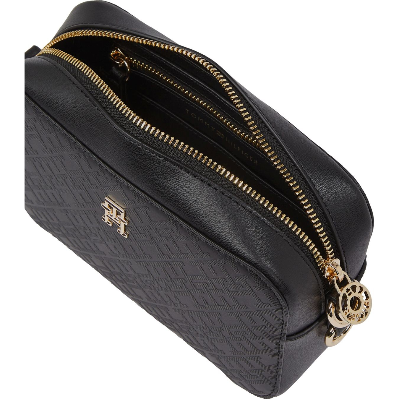 TOMMY HILFIGER Rankinė per petį moterims, Juoda, Distinct camera bag 3