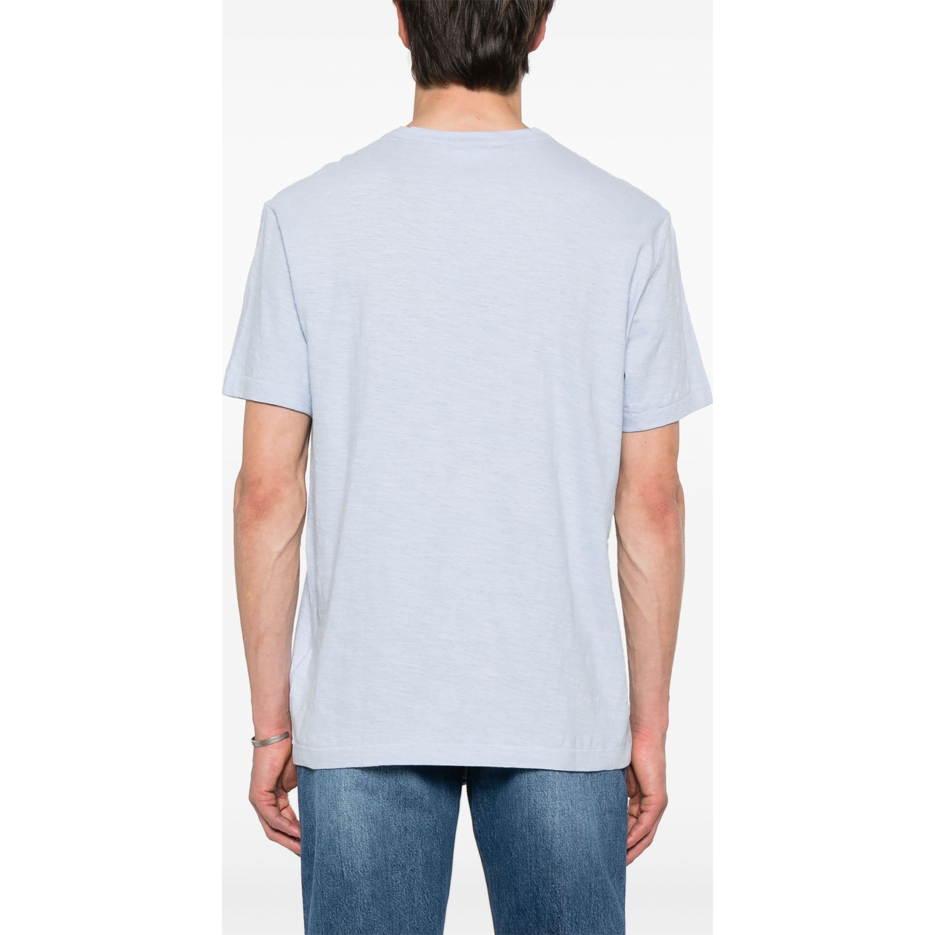 CALVIN KLEIN Marškinėliai trump. rankovėmis vyrams, Mėlyna, S/s t-shirt 3