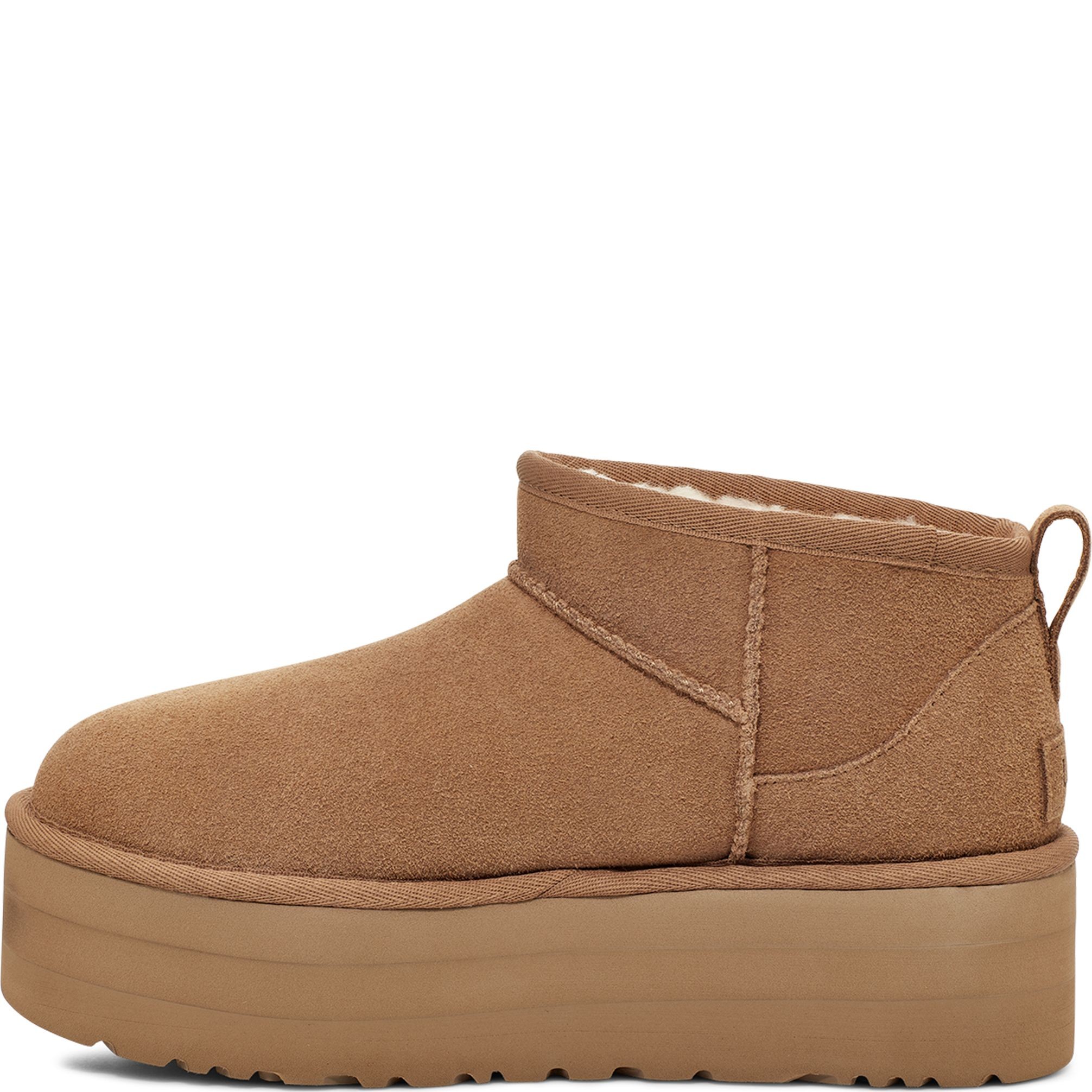 UGG Aulinukai moterims, Ruda, Classic Ultra Mini booties 3