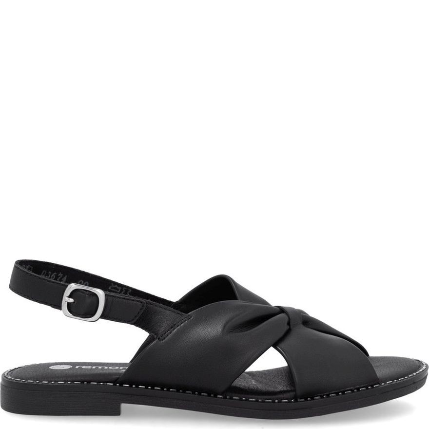 REMONTE Basutės moterims, Juoda, Sandals 2