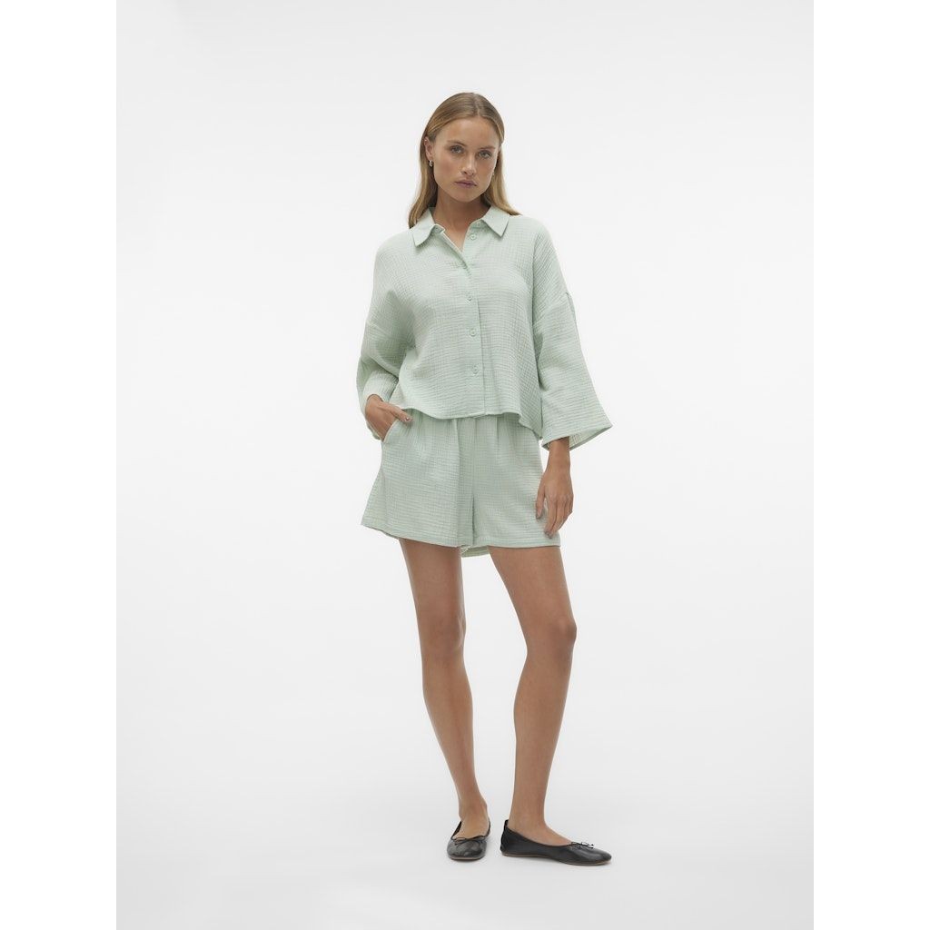 VERO MODA Šortai moterims, Žalia, Natali shorts 3