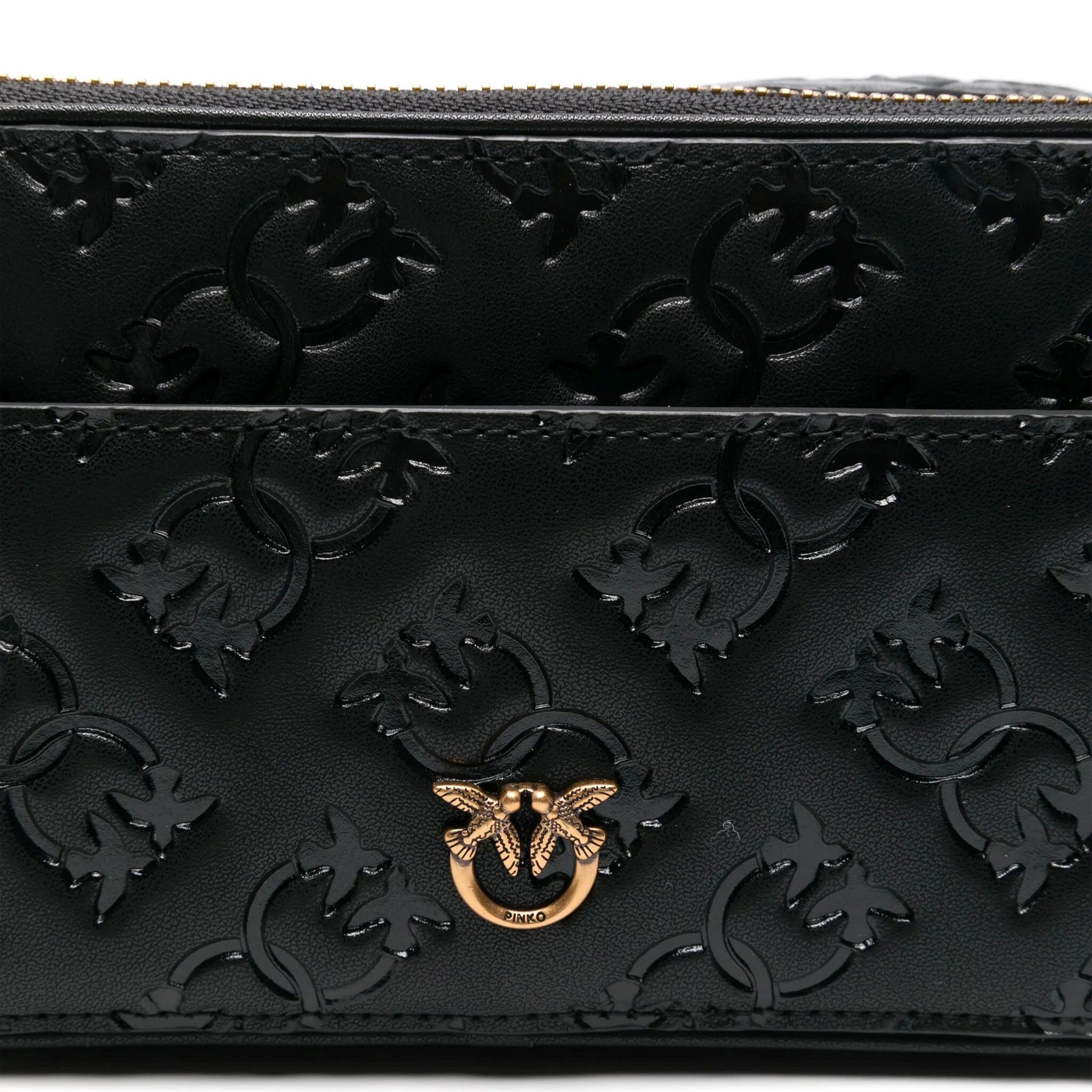 PINKO Rankinė per petį moterims, Juoda, Camera bag mini  3