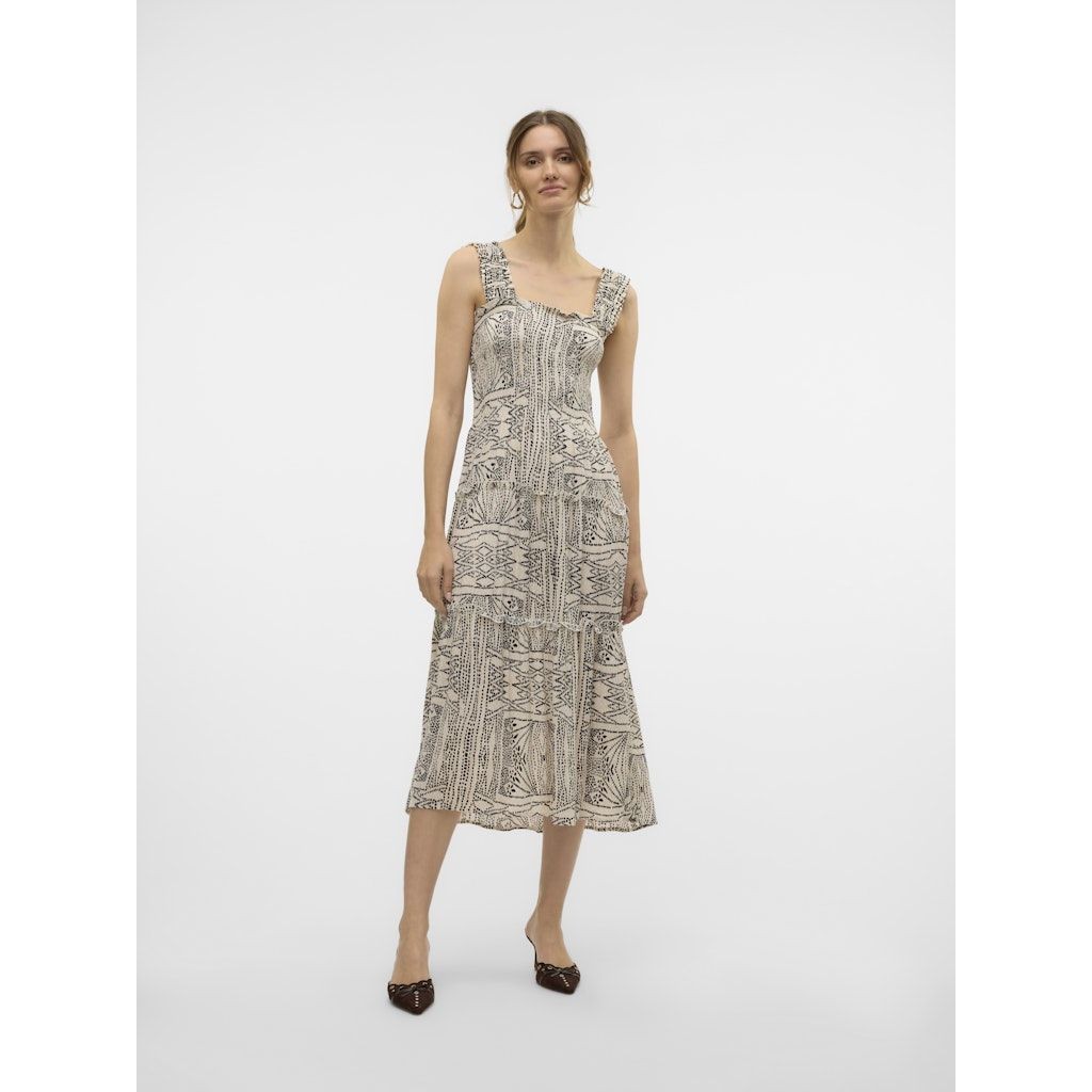 VERO MODA Midi suknelė moterims, Marga, Menny smock calf dress 5